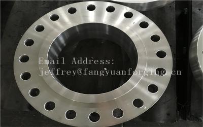 China Customized  stainless steel forged flanges  F316L F304L F51 F53 F60 for sale