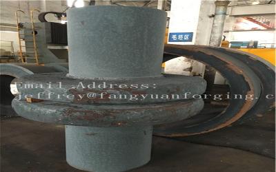 China AISI 4340 34CrNiMo6 40NCD3 SNCM439 Gear forged steel shaft  Q+T Heat Treatment  Rough Turned for sale