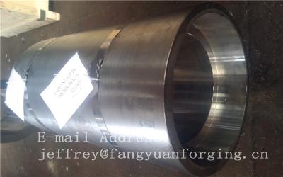 China o anel 16Mo3 forjado aço forjou o tratamento térmico da flange do cilindro e fê-lo à máquina à venda