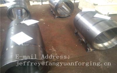 China Normalized Forged Metal Sleeve Rough Turned ST52-3 S355J2G3 P355GH for sale