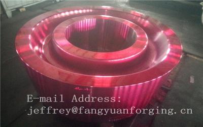 China ASTM AISI  DIN 36CrNiMo4 JIS SNCM439 Forged Gear Blank Internal Gear RIng Blanks Alloy Steel for sale