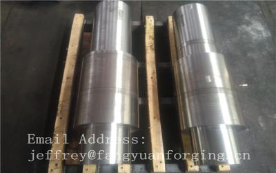 China Open Die Forged Alloy Steel Carbon Steel Shaft / Forging Products for sale