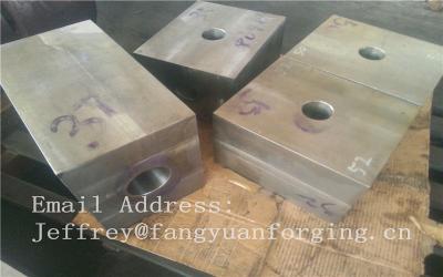 China Solución del bloque de las forjas de los productos de acero de SA182 F316 F304 SForged molida y perforación en venta