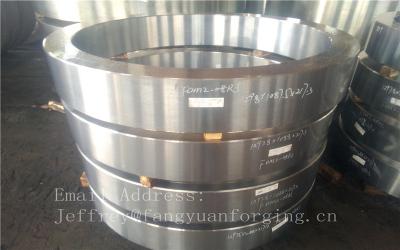 China Grande anel laminado a alta temperatura de forjadura de aço inoxidável de F304 F316 F51 F53 F55 F60 F321 F316Ti à venda
