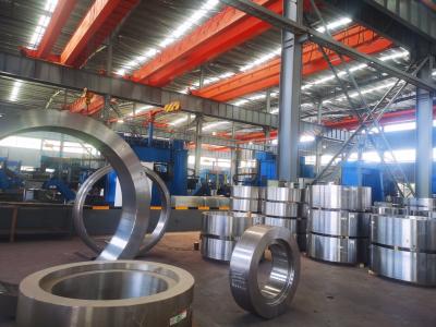 China Rolled Rings Electroplating 1.4057 5000mm  Turbine Guider Forged Steel Rings for sale
