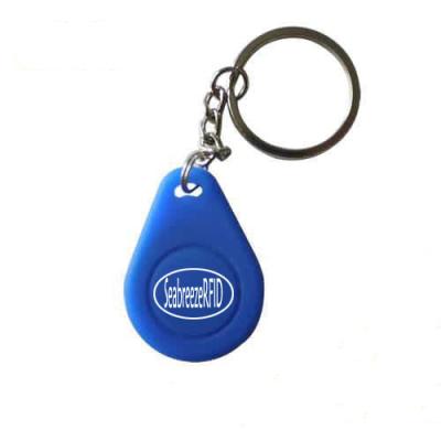 China RFID Silicone Keychain / RFID Silicone material Key ring / RFID Silicone Key fobs for sale