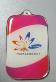 China RFID Crystal Epoxy Keychain for sale