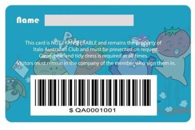 China Barcode Card, RFID Barcode Card, UV barcode card, Print a variety of barcode for sale