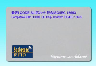 China Compatible with I CODE SLI Chip Card, Conform ISO/IEC 15693 protocol for sale