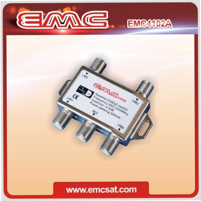 China Low loss high gain good quality factory direct  DiSEqC switch 4 in 1 out   4X1 DiSEqC switch for sale