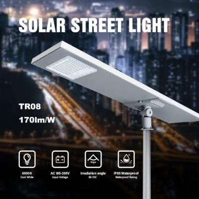 China Motion Detection All In One Solar LED Street Light Square 60watt 500watt for sale
