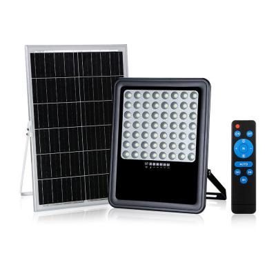 China 300w Outdoor Ip65 Solar Powered Flood Lights With Timer 2835 Smd Chips for sale