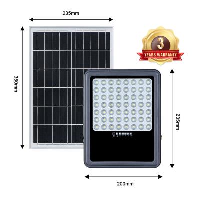 China High Power Outdoor 300 W LED Solar Flood Light With 2835SMD 30AH Battery for sale