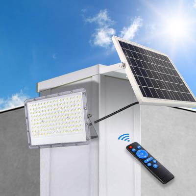 中国 DC太陽LEDの洪水ライトIP65 100ワット200ワット300ワットの再充電可能なフラッドライト 販売のため