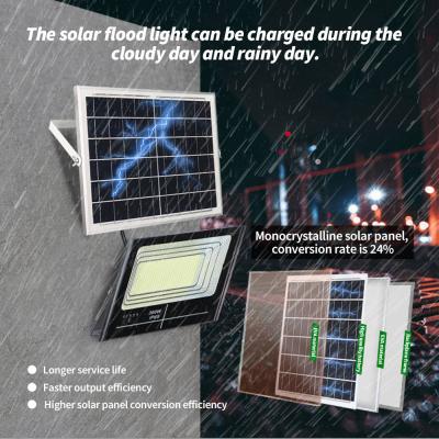 China SMD LED Solar Flood Light With Sensor 30W 60W 100W 200W Flood Lamp for sale