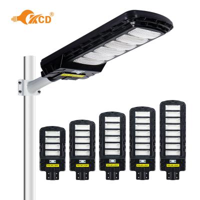 China Lithium Battery 100w 150w All In One Solar LED Street Light Control Waterproof Solar Street Lamps for sale