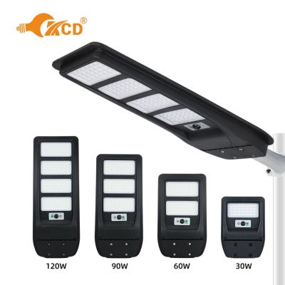 China Wall/Pole Mounted Solar LED Street Lights Lumen Output IP65 DC12V with 120° Beam Angle for sale