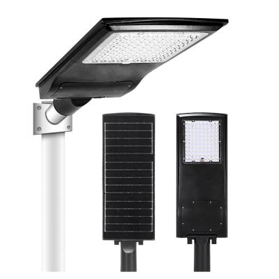 China 50W 100W Led Solar Power Street Light Outdoor High Brightness For Parking Lot Area for sale