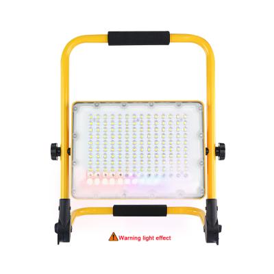 China 300w Commercial Portable LED Work Light Aluminum 7 Inch Yellow Heavy Duty 12-24v IP67 for sale