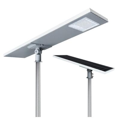 China 6500K All In One Solar LED Street Light 60w 6000 Lumens With Inbuilt Lithium Ion Battery for sale