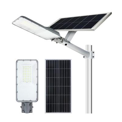 China Led Chip Ip66 Stand Alone Split 6500k Solar Panel Street Lamp for sale