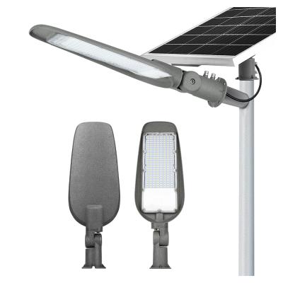 China Lithium Battery Outside Automatic Solar Street Light 200W Project Installation for sale