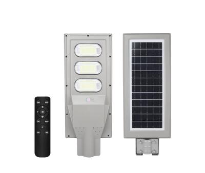 China Waterproof Solar LED Street Light 100W Aluminum All In One LiFePO4 Battery 170lm/W for sale