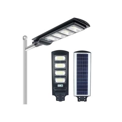China Aleación de aluminio llevada integrada de la luz de calle de la batería solar Ip65 50w 100w 150w 200w en venta
