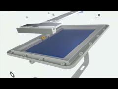170lm/w Solar Powered Flood Lights With Motion Sensor