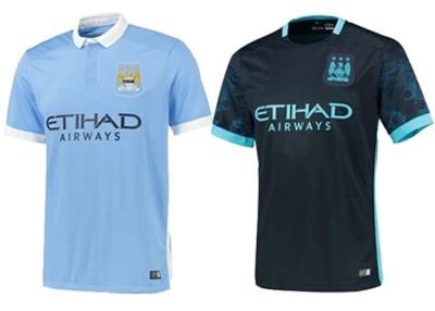 China Jersey de fútbol de encargo de Manchester City para los hombres, equipo Sportwears para el club en venta