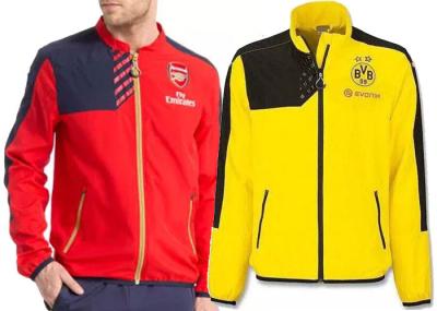 China Dortmund Yellow Arsenal Red Soccer Jacket Thailand Adult Winter Outdoor Jacket for sale