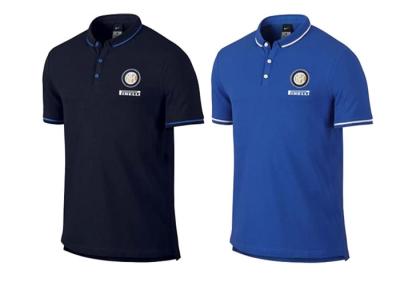 China Black Blue Soccer Polo Shirts turndown collar Football Team Polo t shirts for sale