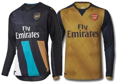 China Arsenal FC Home Men Long Sleeve Soccer Jersey Away 3rd Club Team for sale
