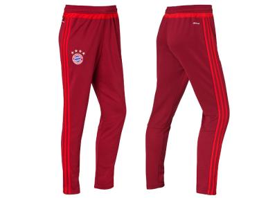 China Bayern Munich Red Warm Up Soccer Pants Men's Dry Fit Training Long Pants Trousers for sale