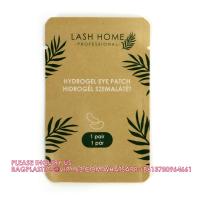 Quality Herbal Pouch, Tea Bag, Custom Printed Side Seal Laminated Pouch Kraft Paper for sale