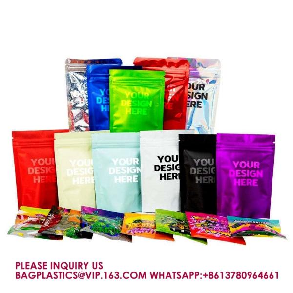 Quality Branded Package Cookie Gummy Plantain Chips Ziplock Polypropylene Mylar Food for sale