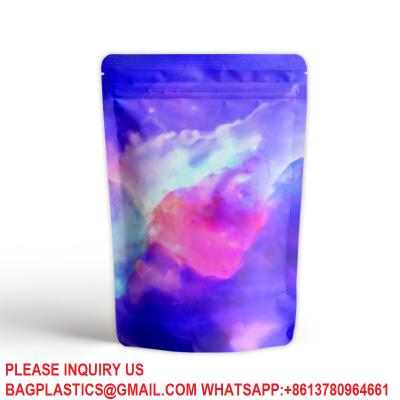 China Matte Frosted Clear Zipper Food Bag, Resealable Stand Up Candy Bag, Snack Food Tea Pack for sale