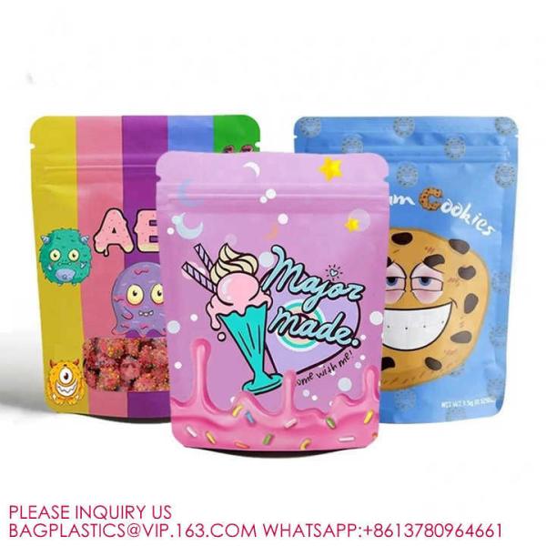 Quality Snack Plastic Packaging Stand-Up Pouch Seal Zipper Food Bag With Tear Aluminum for sale