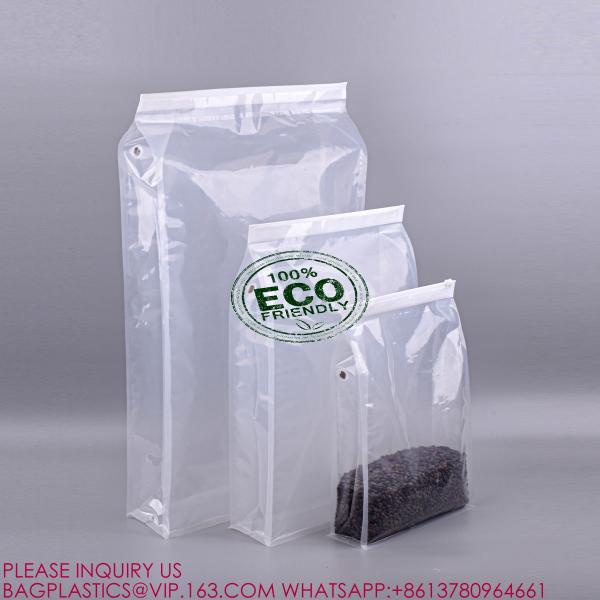 Quality Slide closure sealable Slider Ziplock Recycled Coffee Pet Food Packaging Bag for sale