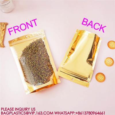 China Resealable Storage Bags Packaging Foil Mylar Pouches Small Business, Foods, Party Favors for sale