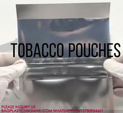 中国 Custom 30G 50G Leaf Per Rolling Hand Tobacco Pouches Cigar Packaging Bags With Ziplock 販売のため