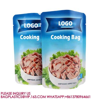 China Custom Printed Retort Standing Bags Camping Cooking Set Bag Sauce Curry Food Retort Pouch for sale