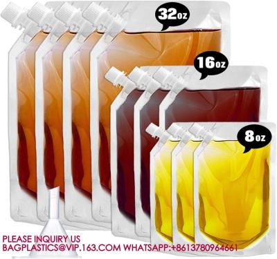 China 1 Gallon Water Containers, 10 Drink Bags Collapsible Pouch, Includes Tamper-Evident Caps for sale