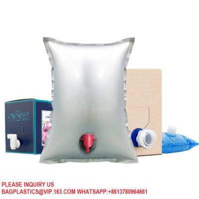 中国 Customised Reusable Aluminum Foil Bag In Box Red Wine Valve Spouted Bags In Box Package 販売のため