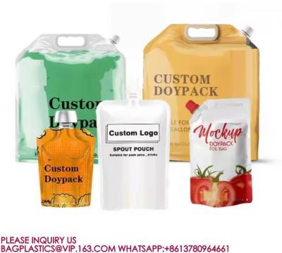 China Manufacture Custom Print Liquid Pouches Fruit Juice Jelly Bag Drink Cute Baby Spout Pouch for sale