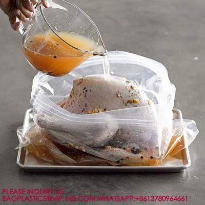 中国 Food Grade Multiple Uses Turkey Oven Roasting Bag Turkey Cooking Oven Bag with Ties 販売のため