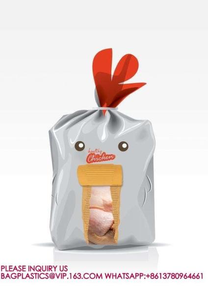 Quality Poultry Shrink Bag Plastic Bags Packaging Chicken Part Duck Goose Roast Chicken for sale