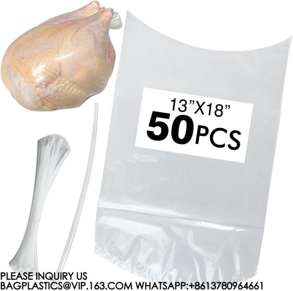 Quality Poultry Shrink Bag Plastic Bags Packaging Chicken Part Duck Goose Roast Chicken for sale