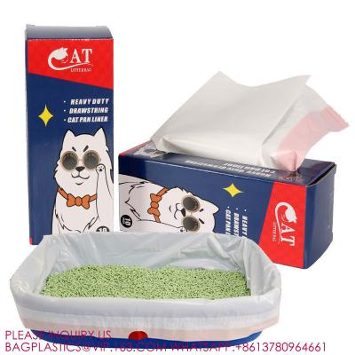 China Bio Eco Pet Cat Quick Clean Up Waste Cat Litter Biodegradable Cat Litter Mat Packing Bag for sale