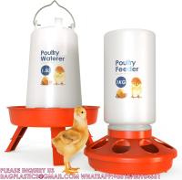 Quality Recyclable Sustainable Plastic Chick Feeder Waterer Kit Chicken Feeder and for sale